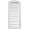 Ekena Millwork Arch Top Surface Mount PVC Gable Vent: Non-Functional, w/2"W x 1-1/2"P Brickmould Frame, 14"W x 28"H GVPAR14X2802SN - alternate 1
